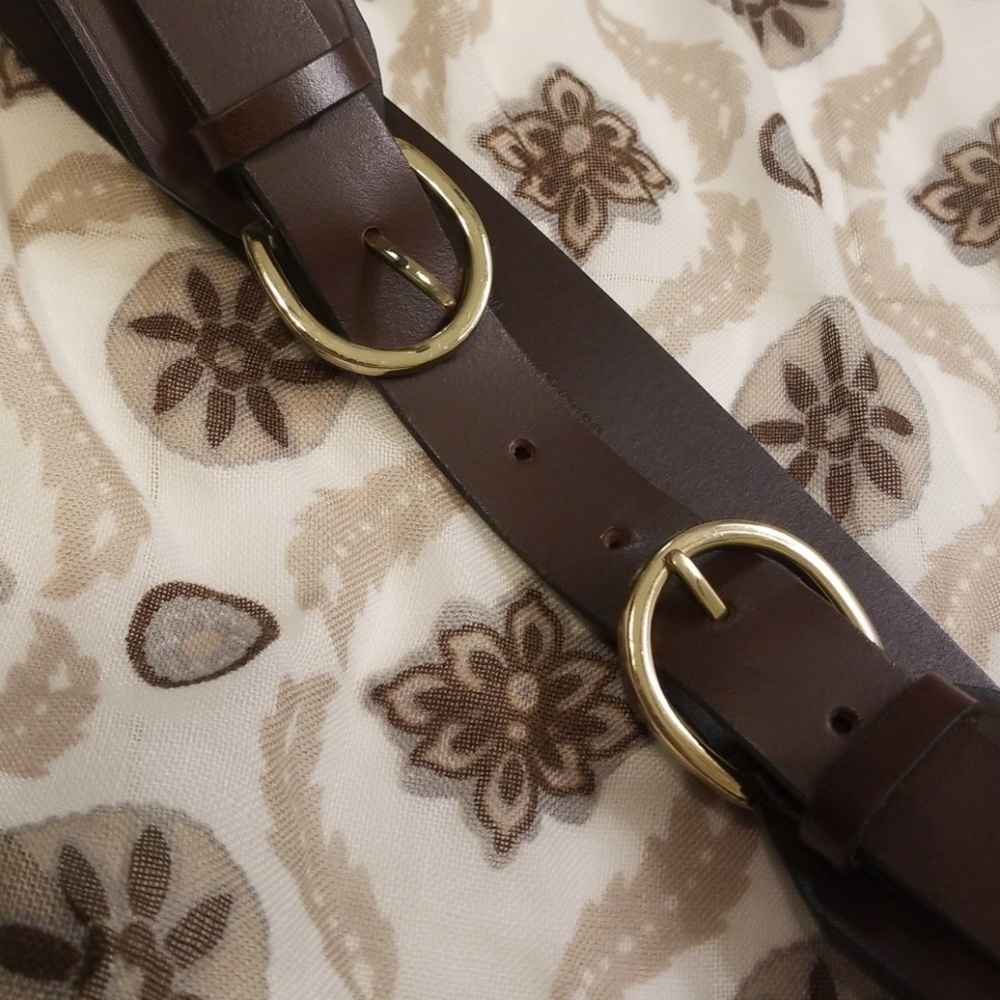 Banana Republic leather belt small